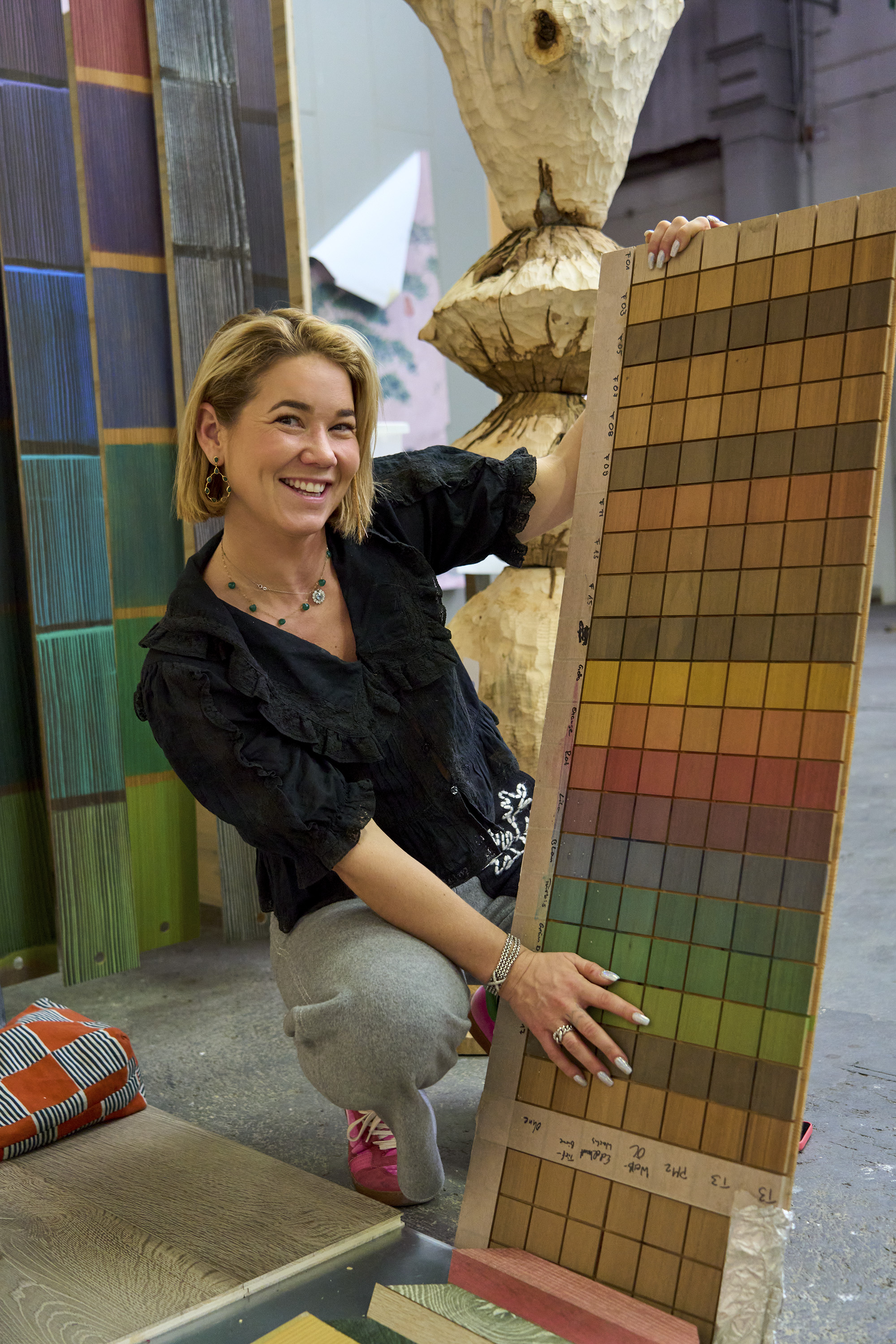 Minnie Kemp and Torben Hansen at Schotten & Hansen Factory in Peiting, Bavaria