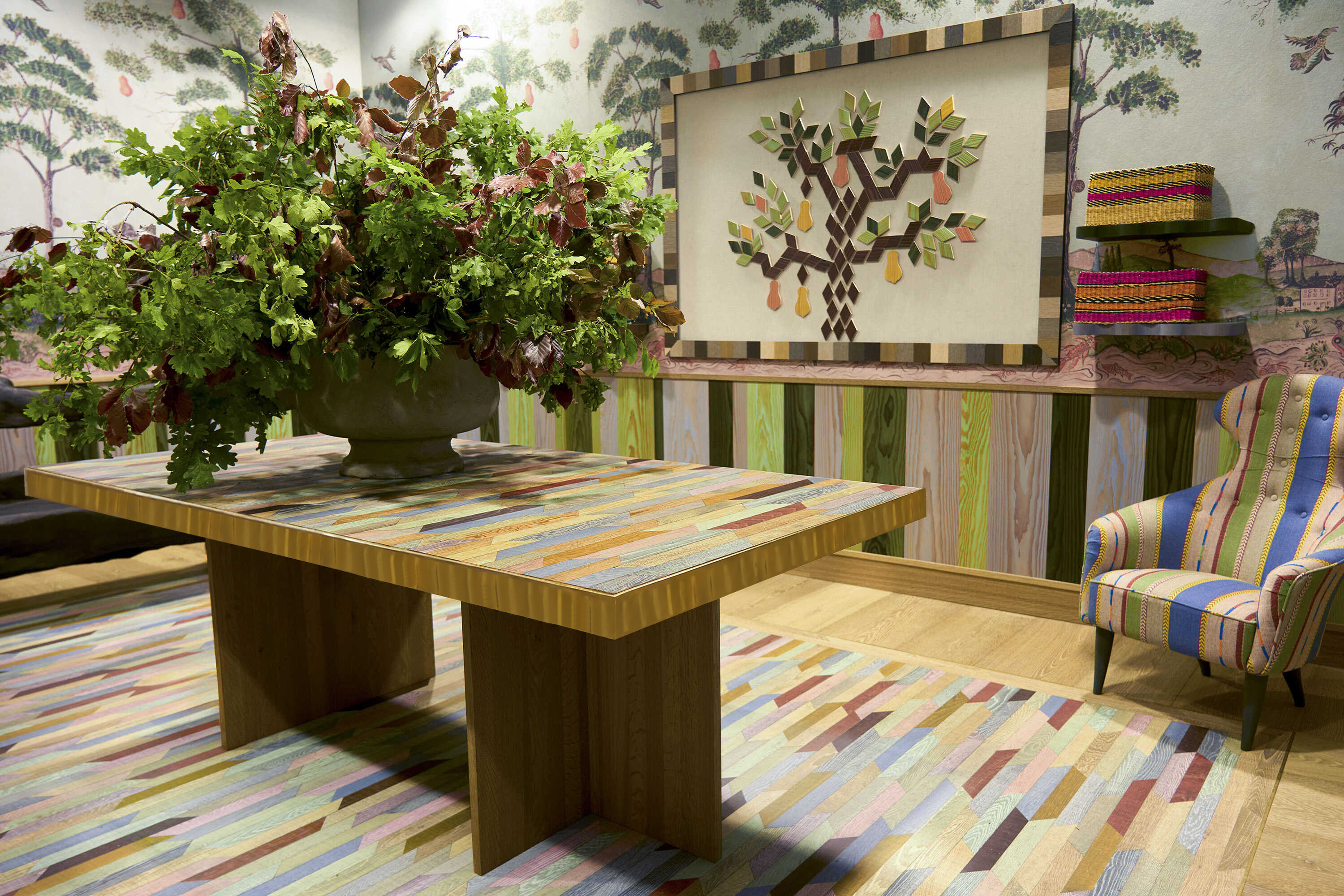 PIT-A-PAT table at the Clerkenwell Design Week 2024