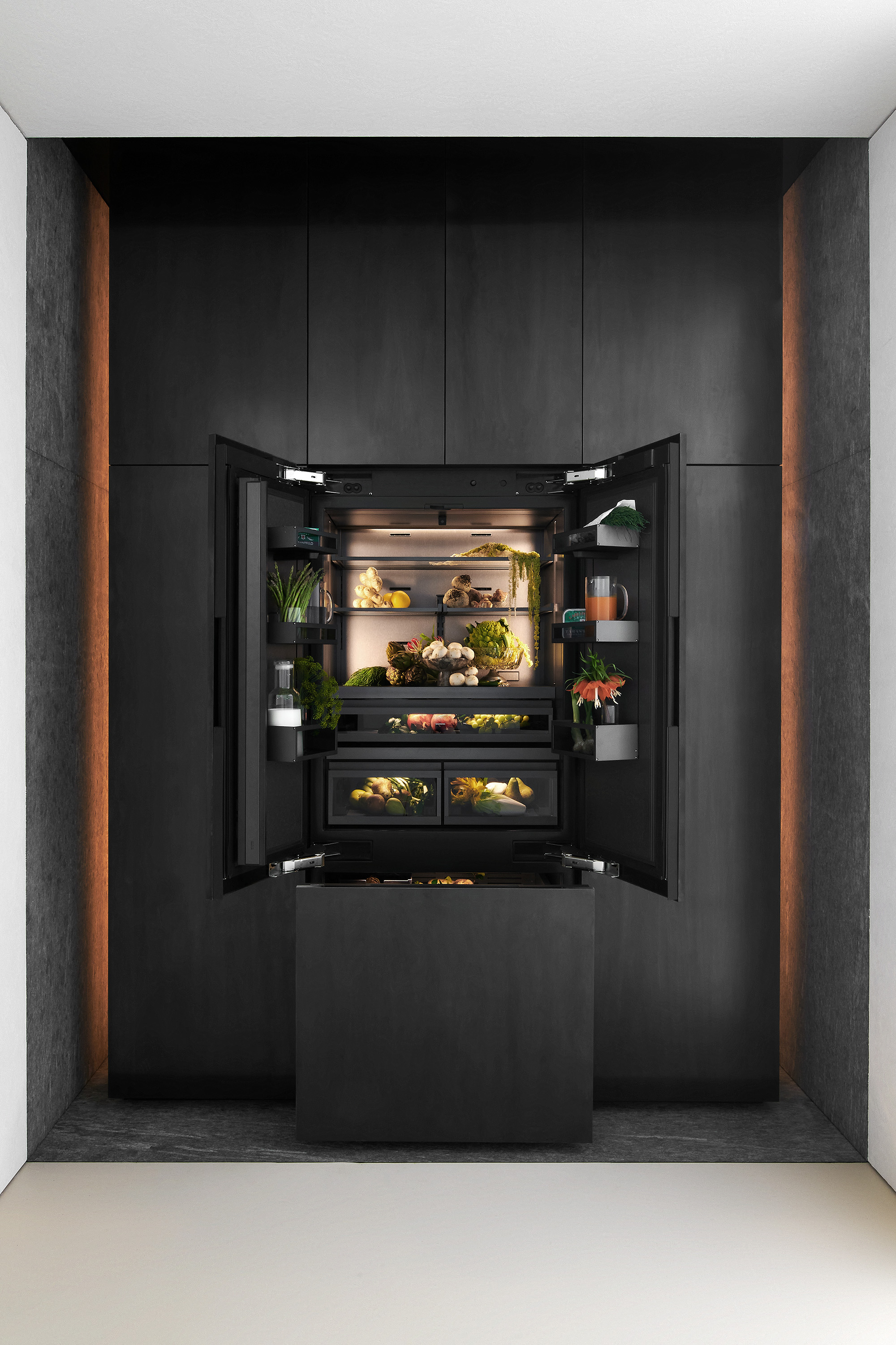 Schotten & Hansen und Gaggenau stellen auf dem Salone del Mobile 2024 die neue Oberfläche 'Ridgeline' vor